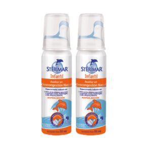 Pack 2 Unidades Stérimar Infantil Agua de Mar 100% Natural Hipertónica Cobre y Manganeso 50ml