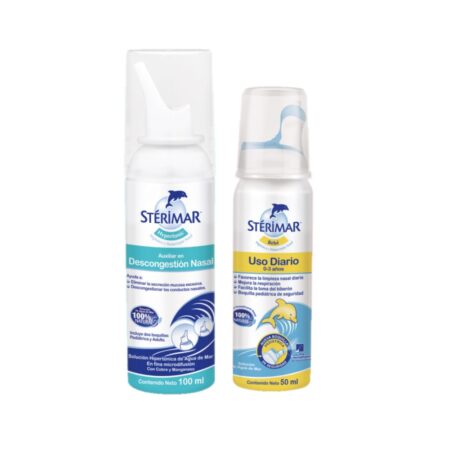 Pack Stérimar Hipertónico 100ml y Stérimar Bebé 50ml